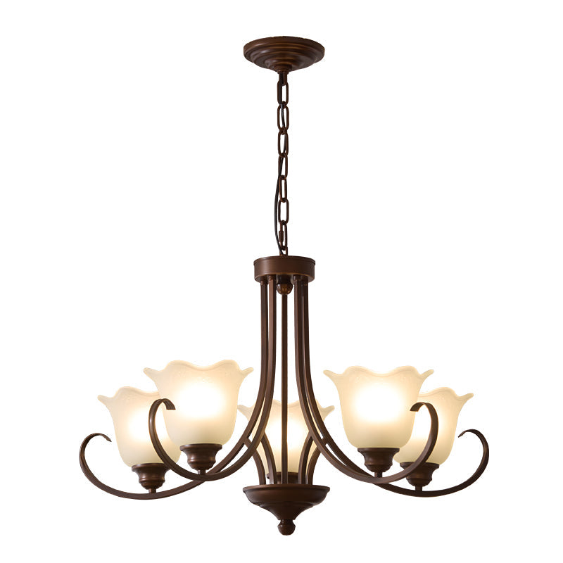 Brynia Glass Chandelier-Moonnatur