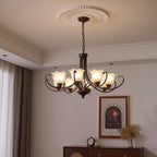 Brynia Glass Chandelier-Moonnatur