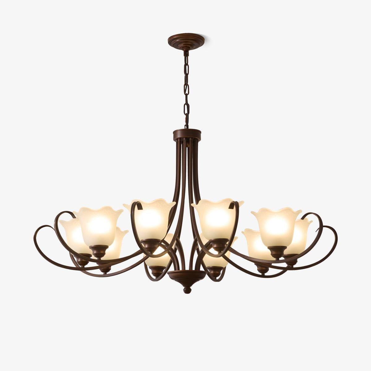 Brynia Glass Chandelier-Moonnatur