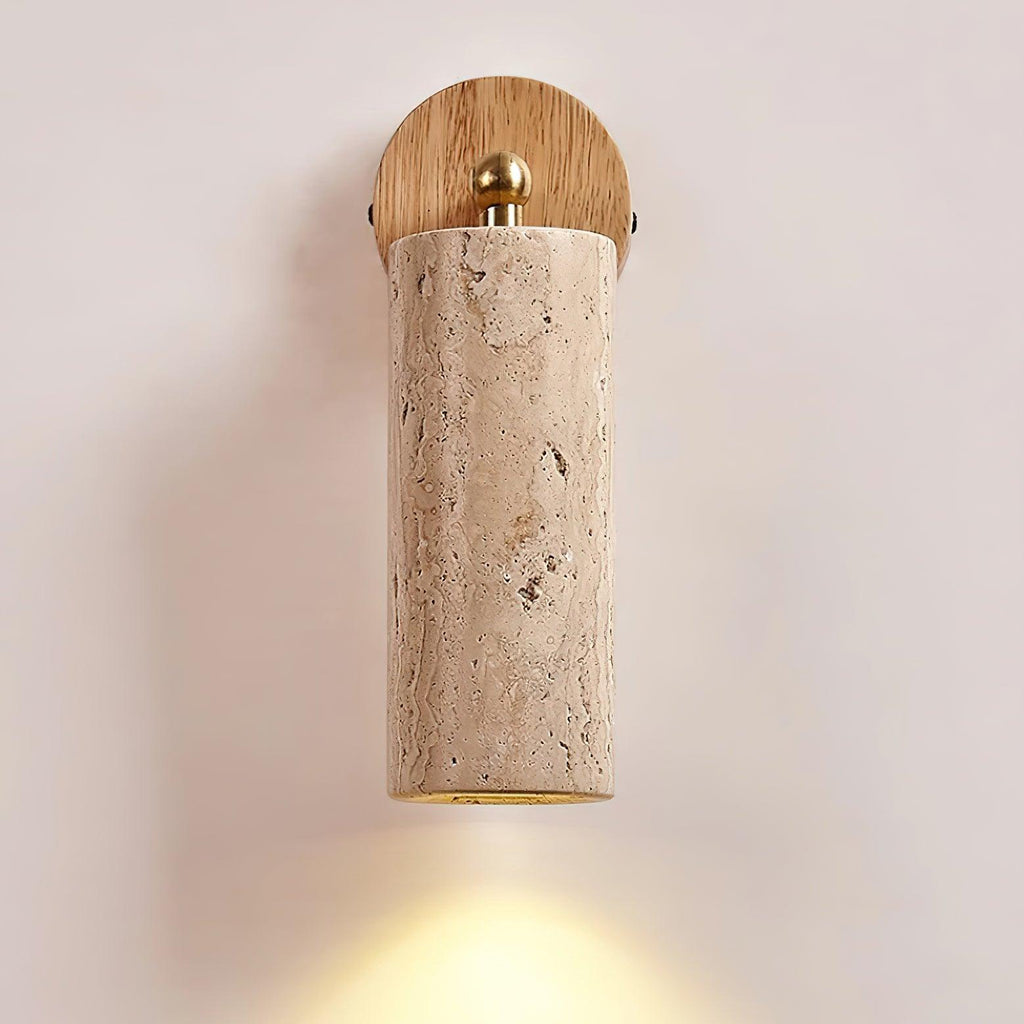 Wilvenbrook Travertine Wall Light-Moonnatur
