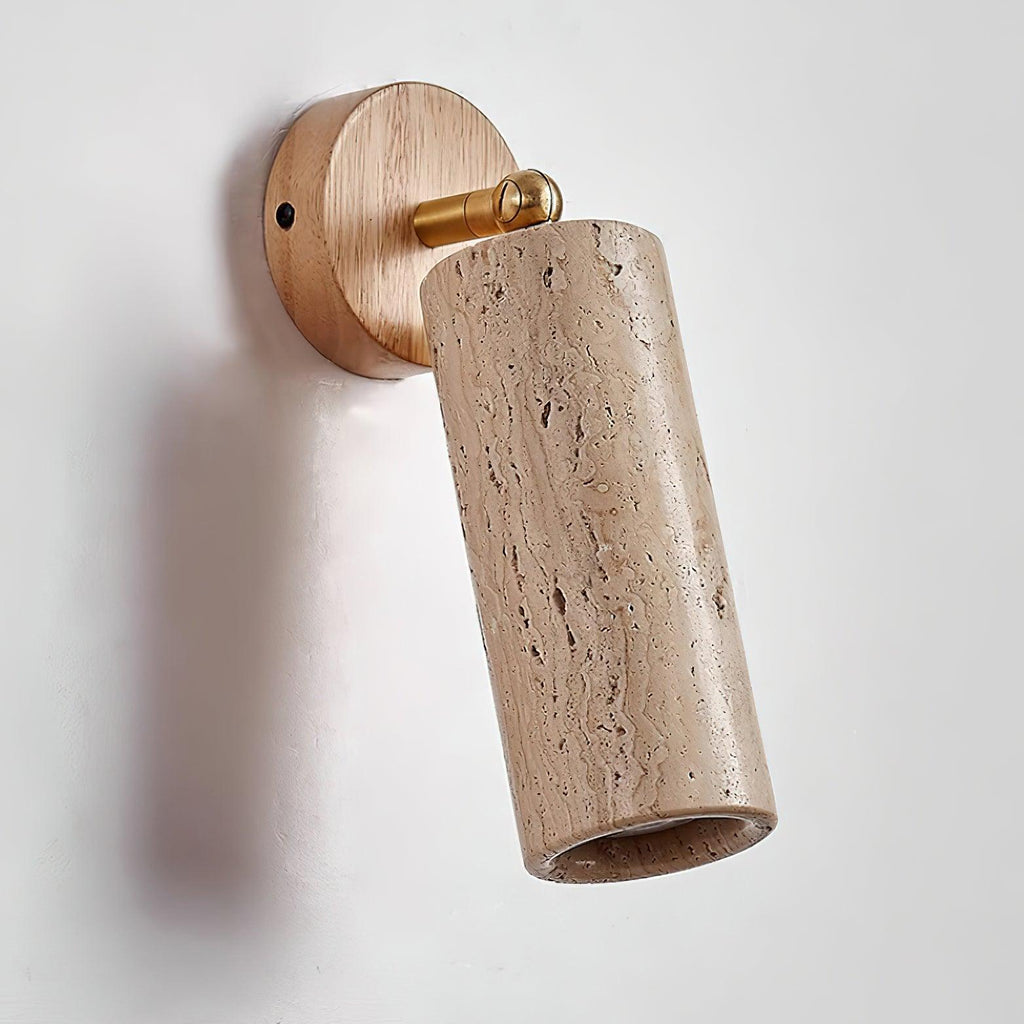 Wilvenbrook Travertine Wall Light-Moonnatur