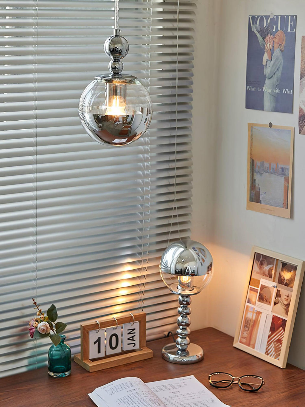 Calderenna Glass Pendant Light-Moonnatur