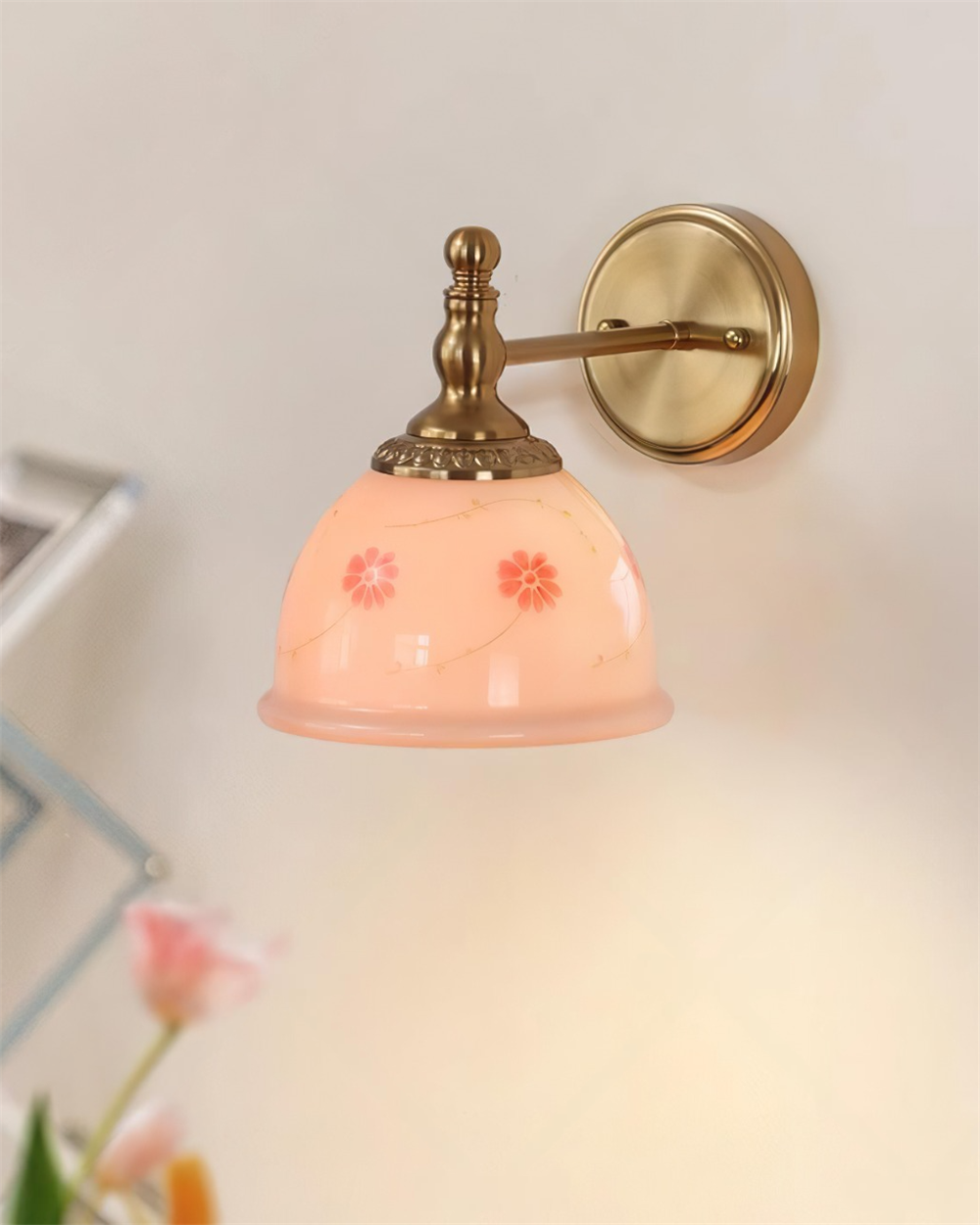 Tarnelmere Glass Wall Light-Moonnatur