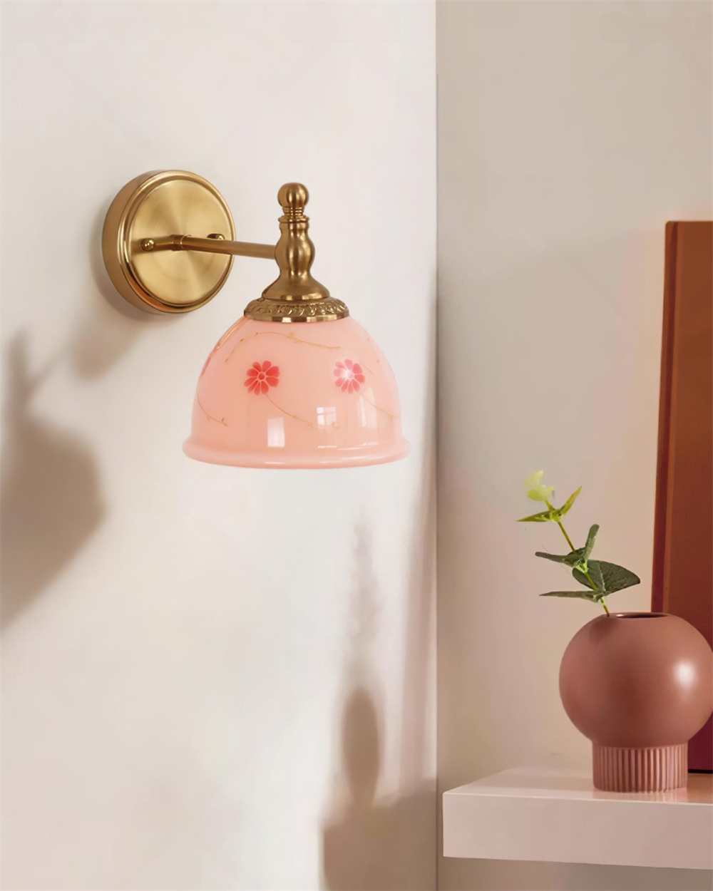 Tarnelmere Glass Wall Light-Moonnatur