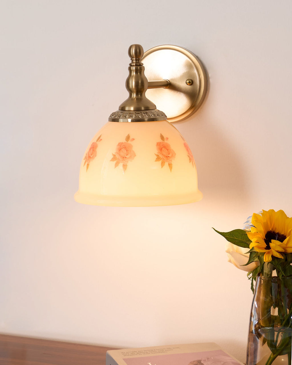 Tarnelmere Glass Wall Light-Moonnatur