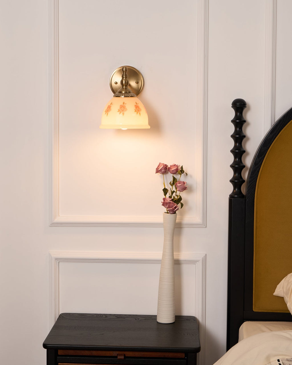 Tarnelmere Glass Wall Light-Moonnatur