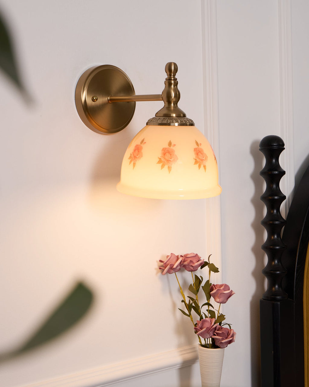 Tarnelmere Glass Wall Light-Moonnatur