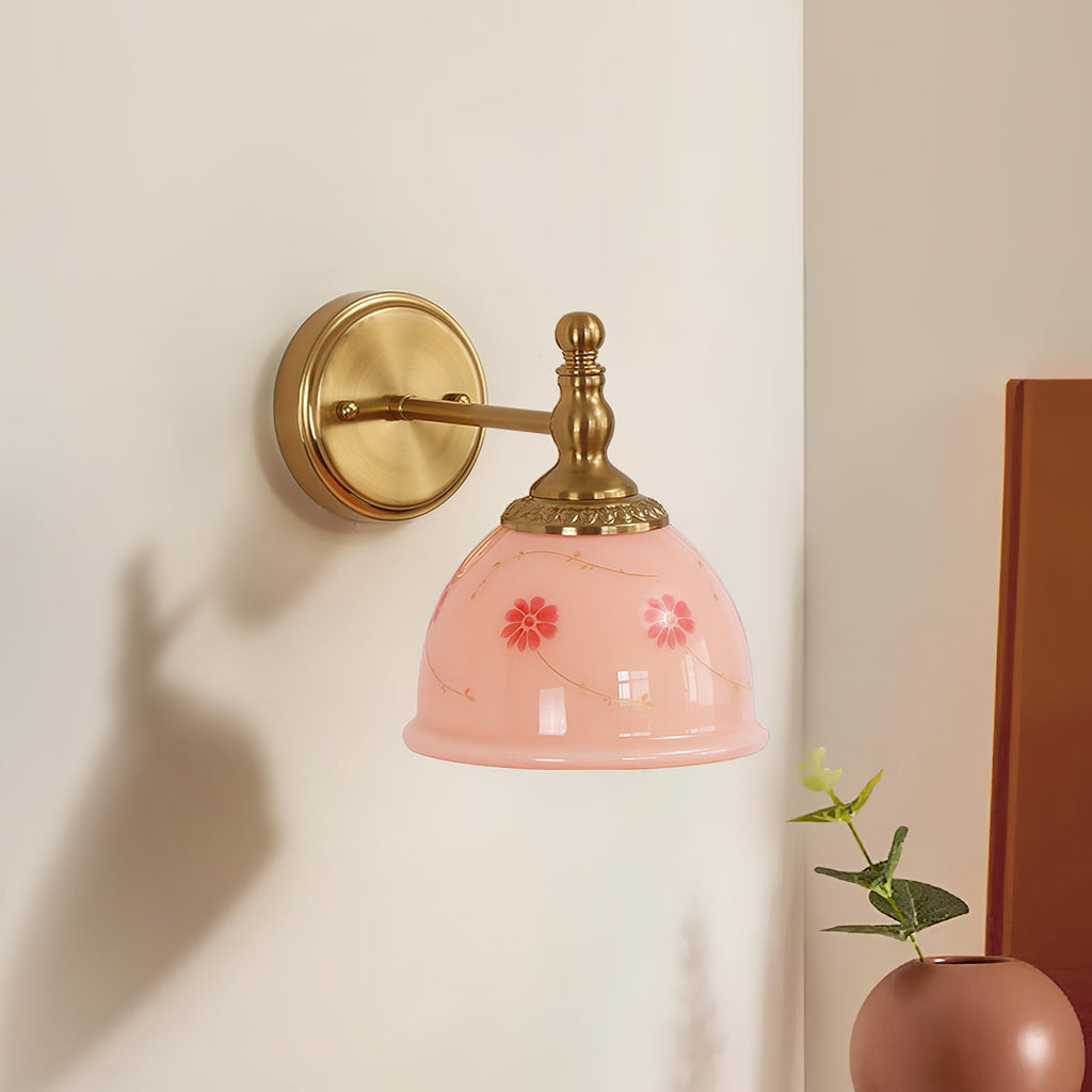 Tarnelmere Glass Wall Light-Moonnatur