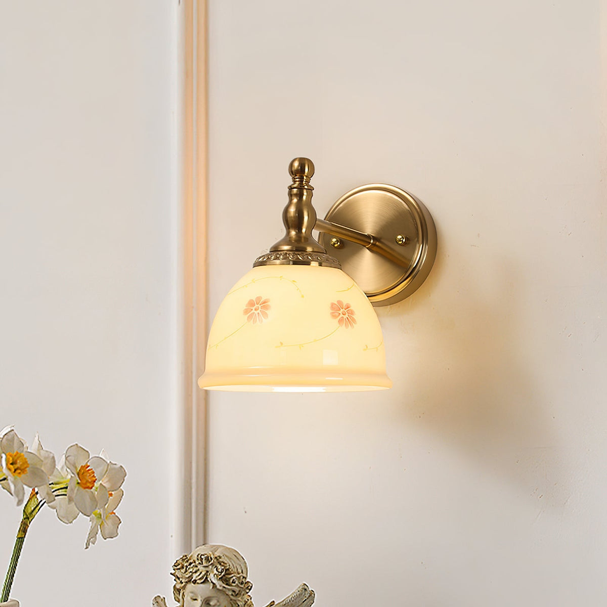 Tarnelmere Glass Wall Light-Moonnatur