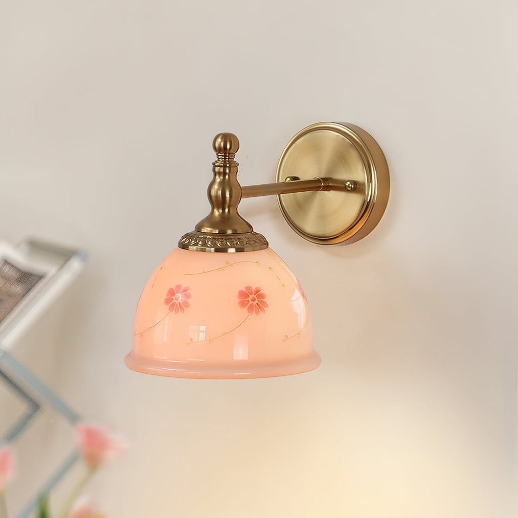 Tarnelmere Glass Wall Light-Moonnatur