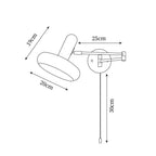 Yardengrove Metal Wall Light-Moonnatur