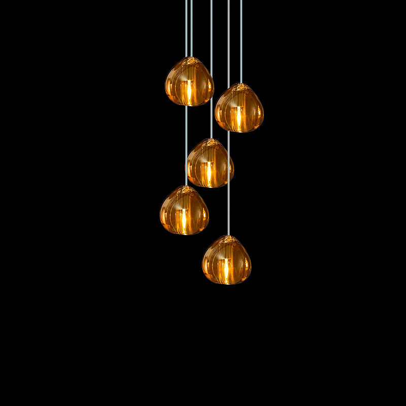 Haldenune Crystal Pendant Light-Moonnatur