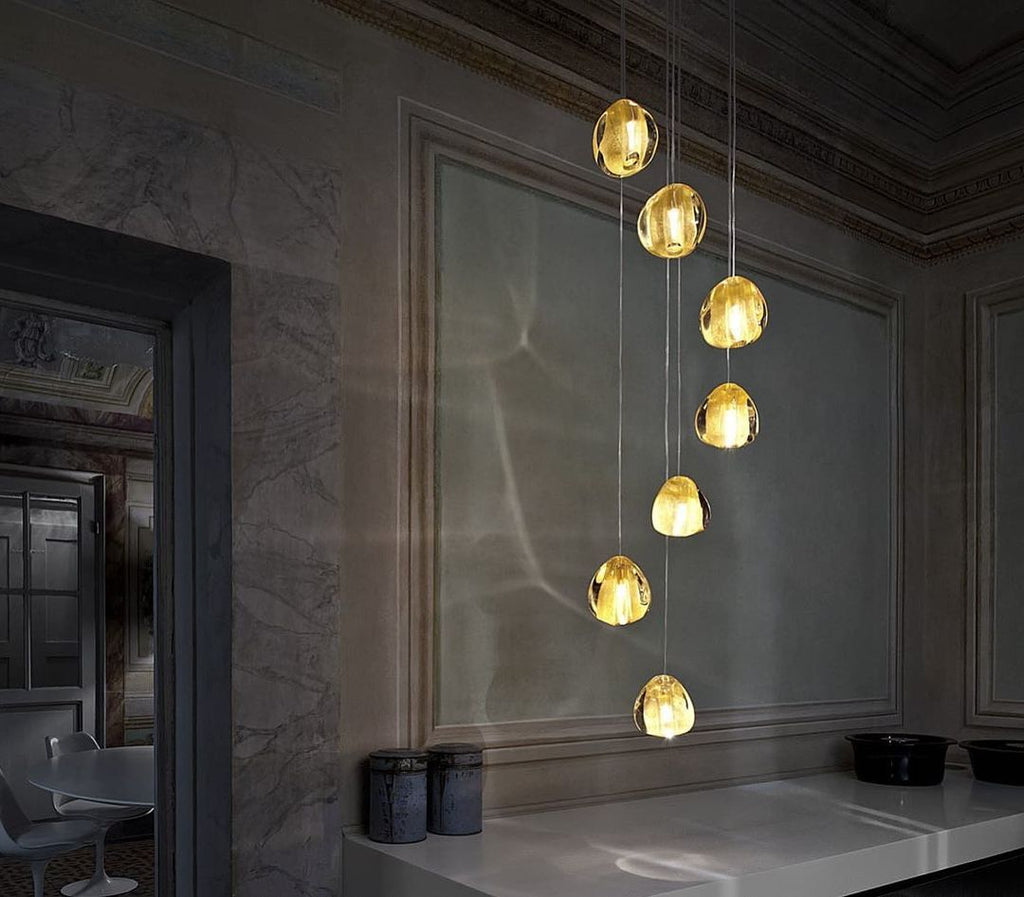 Haldenune Crystal Pendant Light-Moonnatur