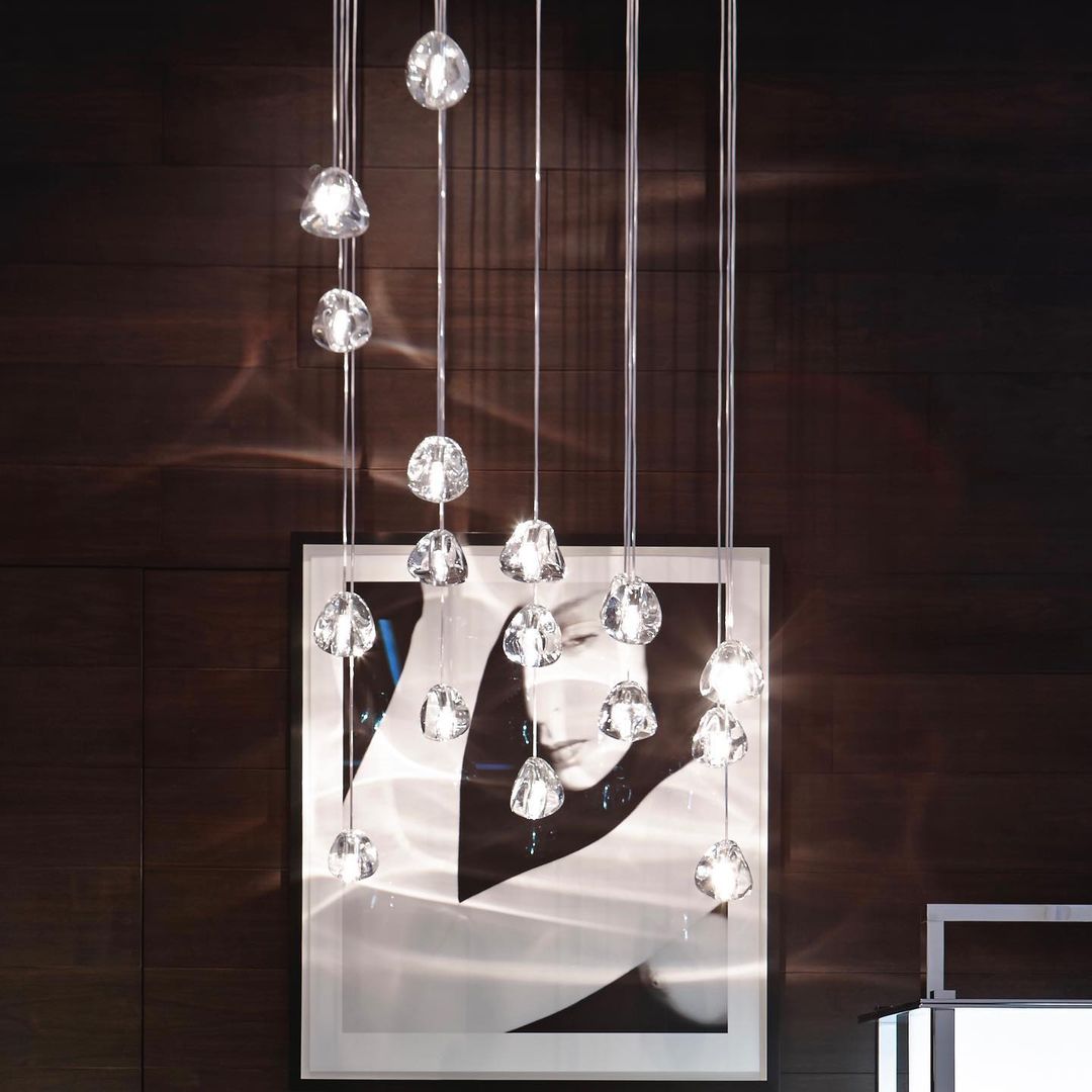 Haldenune Crystal Pendant Light-Moonnatur