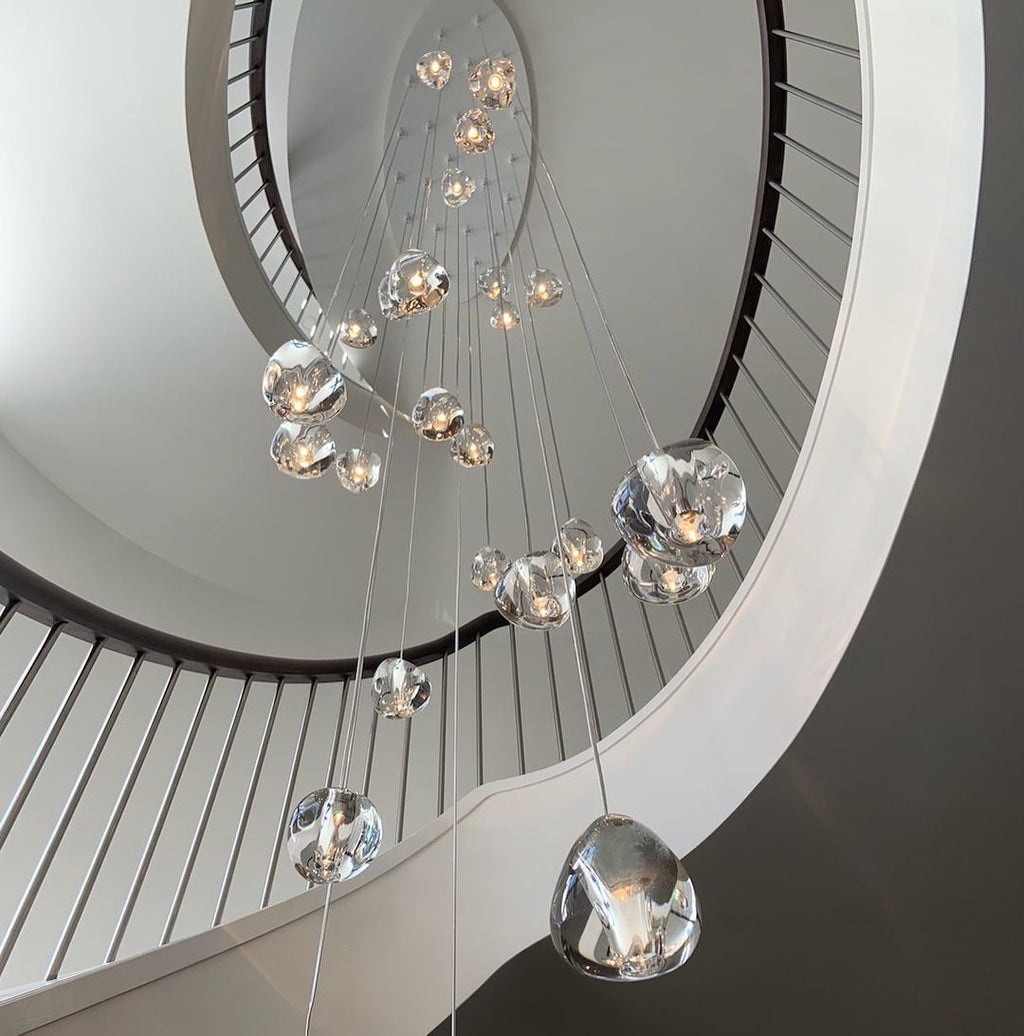 Haldenune Crystal Pendant Light-Moonnatur