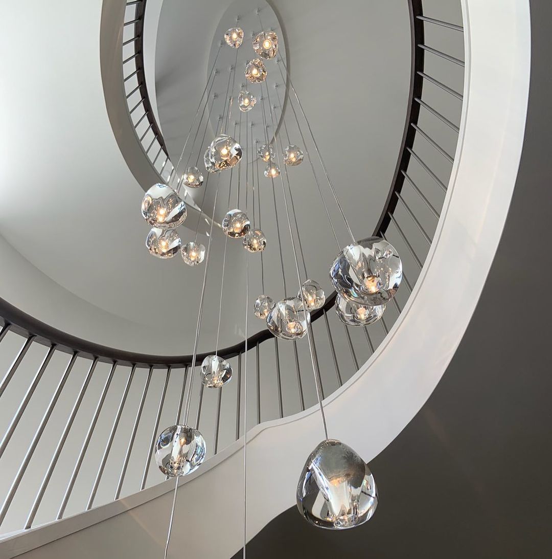 Haldenune Crystal Pendant Light-Moonnatur