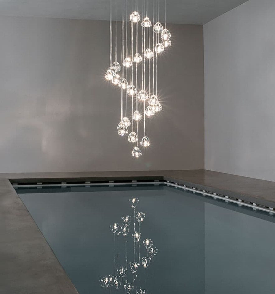 Haldenune Crystal Pendant Light-Moonnatur