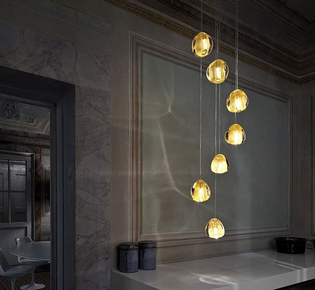 Haldenune Crystal Pendant Light-Moonnatur