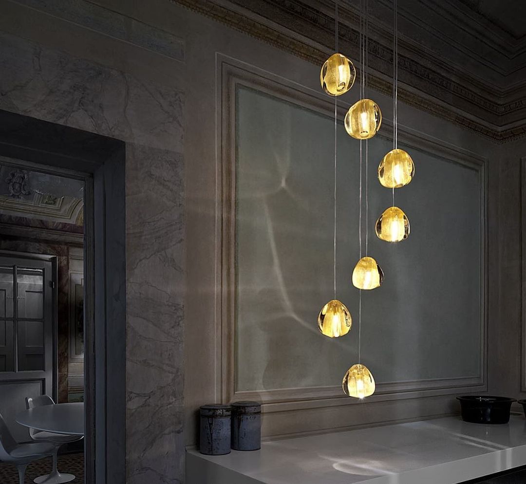 Haldenune Crystal Pendant Light-Moonnatur