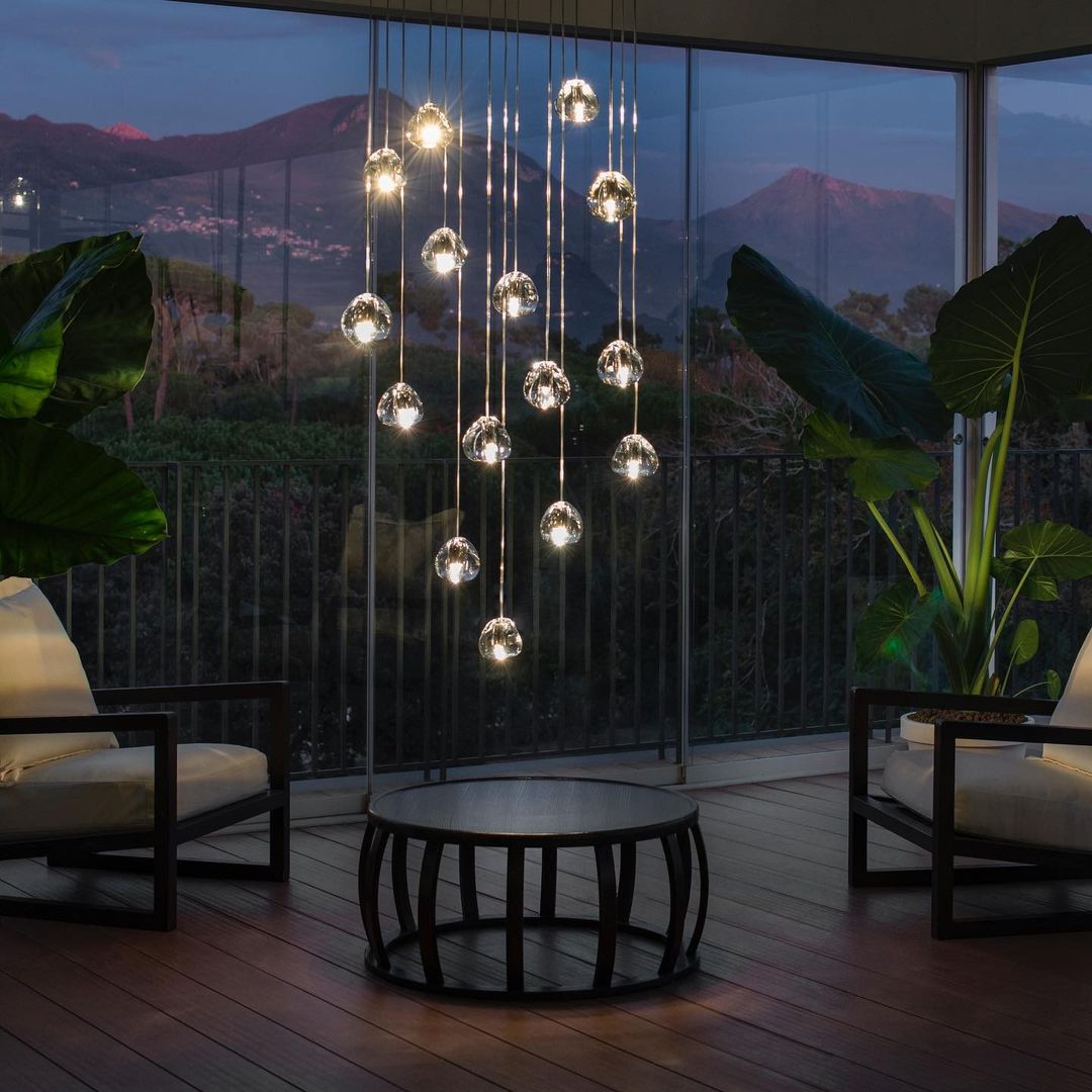 Haldenune Crystal Pendant Light-Moonnatur