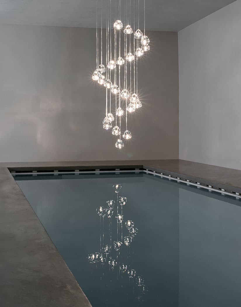 Haldenune Crystal Pendant Light-Moonnatur