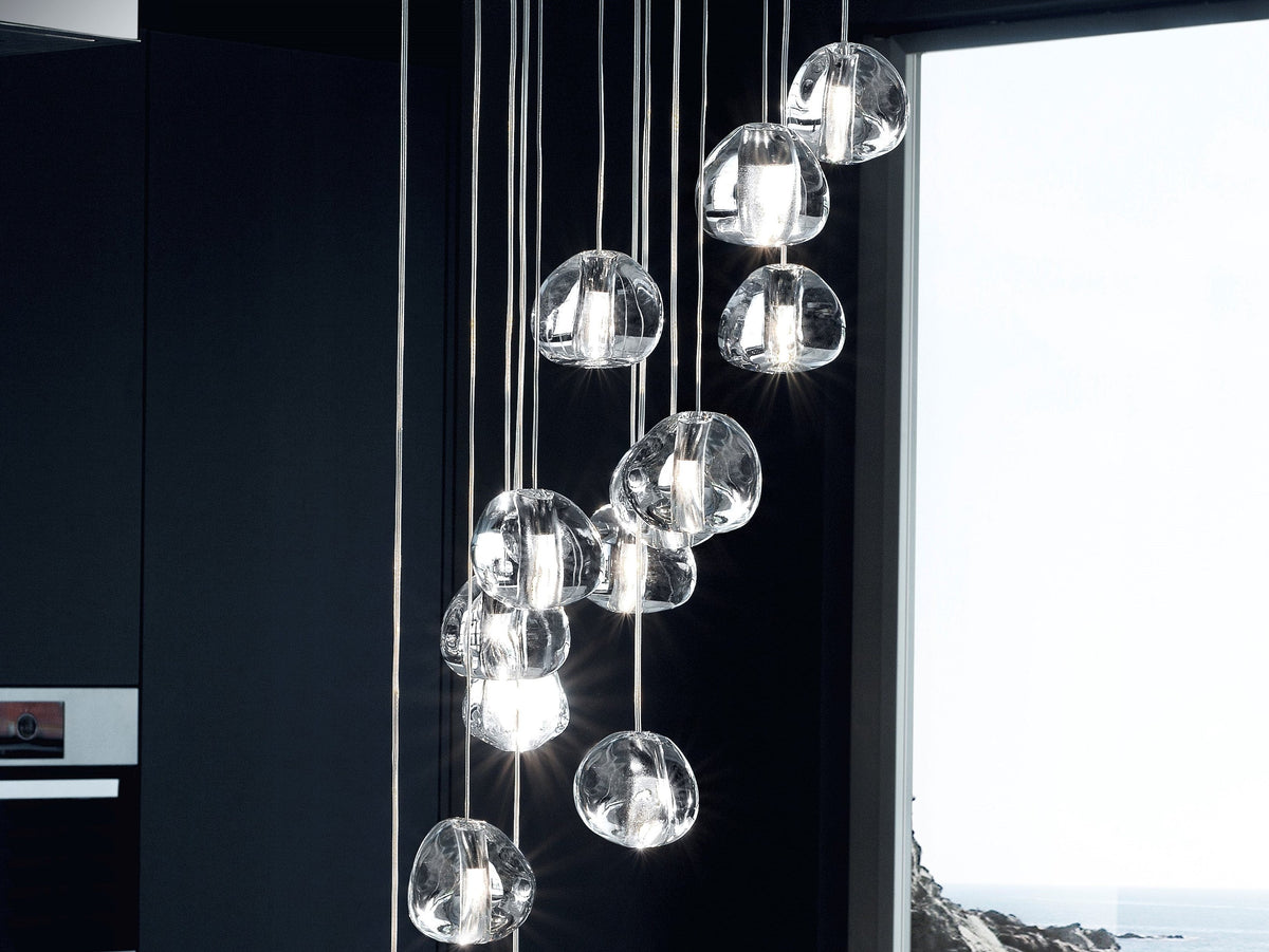 Haldenune Crystal Pendant Light-Moonnatur