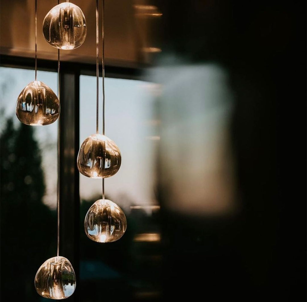 Haldenune Crystal Pendant Light-Moonnatur