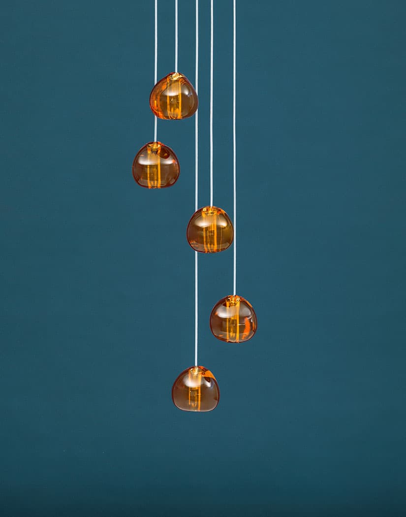 Haldenune Crystal Pendant Light-Moonnatur