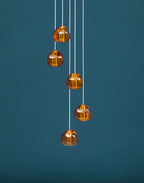 Haldenune Crystal Pendant Light-Moonnatur