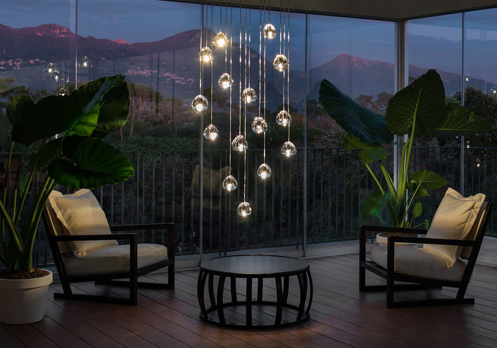 Haldenune Crystal Pendant Light-Moonnatur