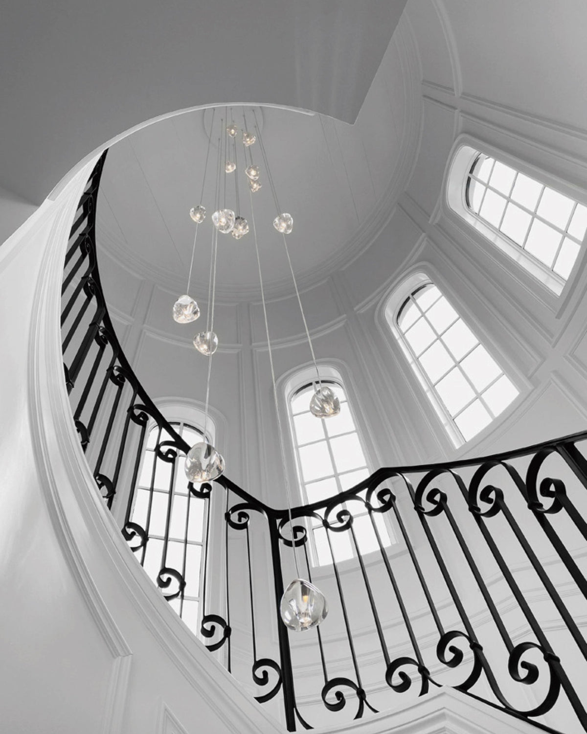 Haldenune Crystal Pendant Light-Moonnatur