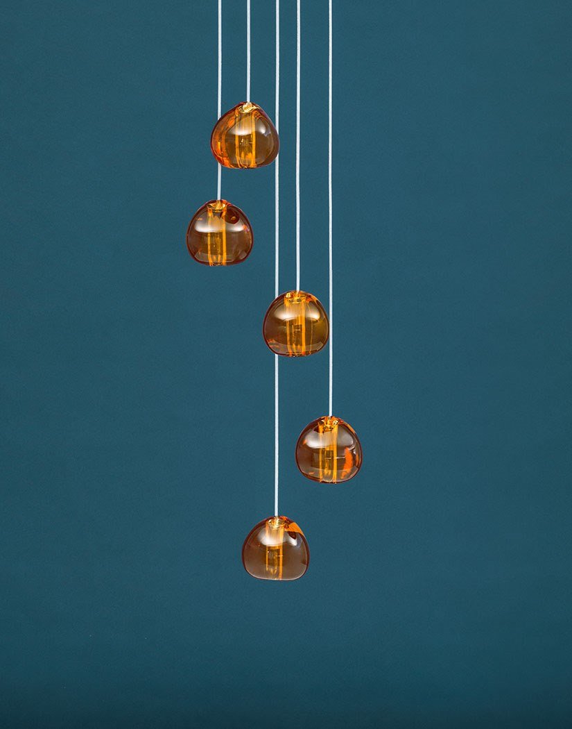 Haldenune Crystal Pendant Light-Moonnatur