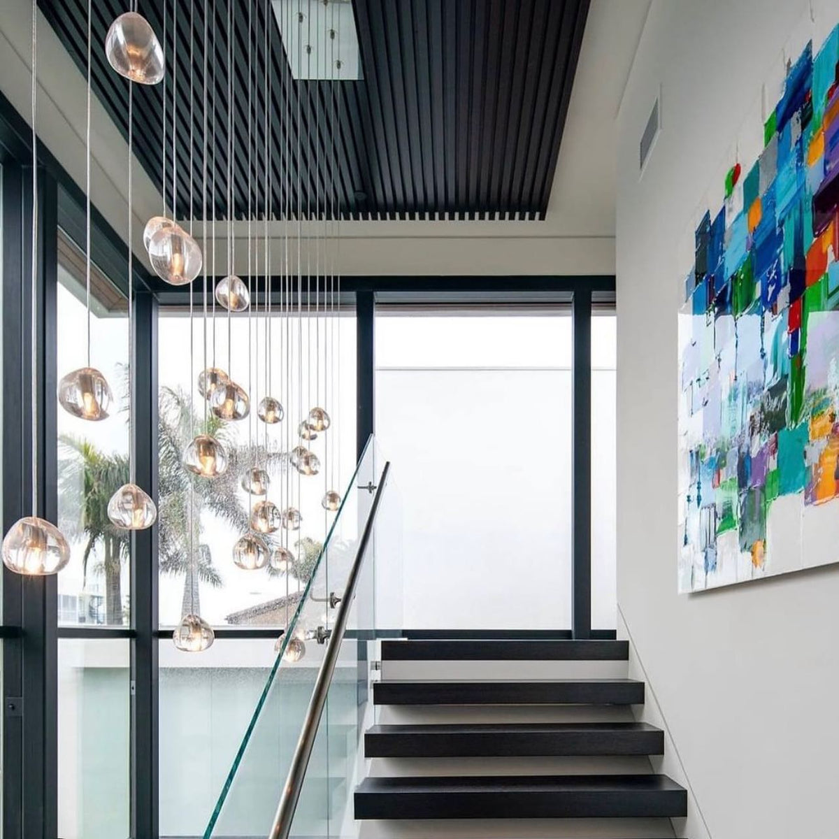 Haldenune Crystal Pendant Light-Moonnatur