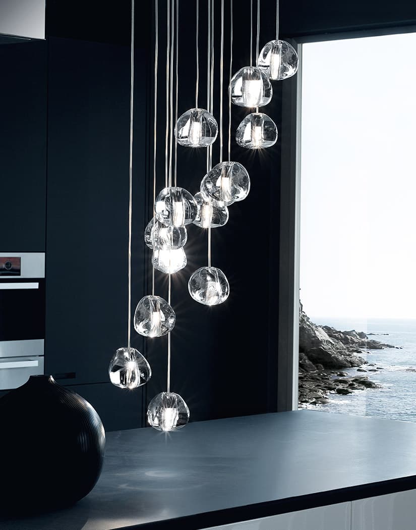 Haldenune Crystal Pendant Light-Moonnatur