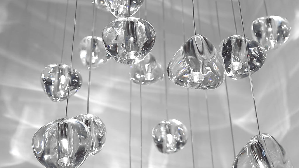 Haldenune Crystal Pendant Light-Moonnatur