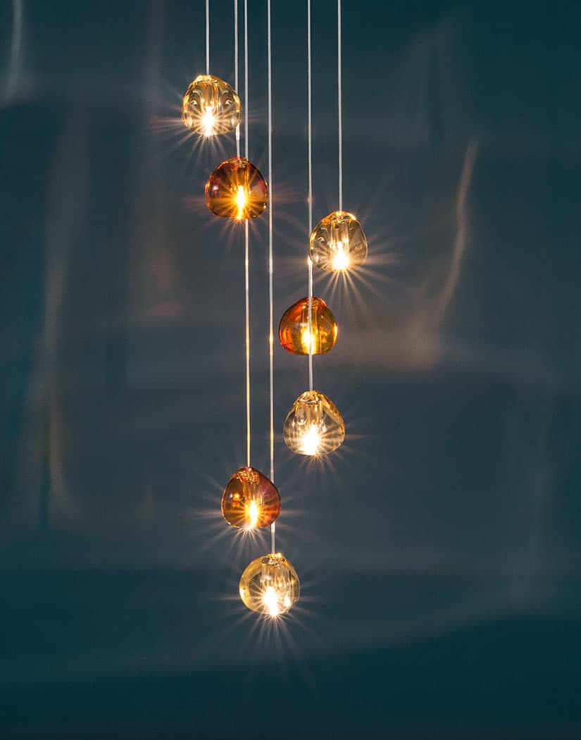 Haldenune Crystal Pendant Light-Moonnatur