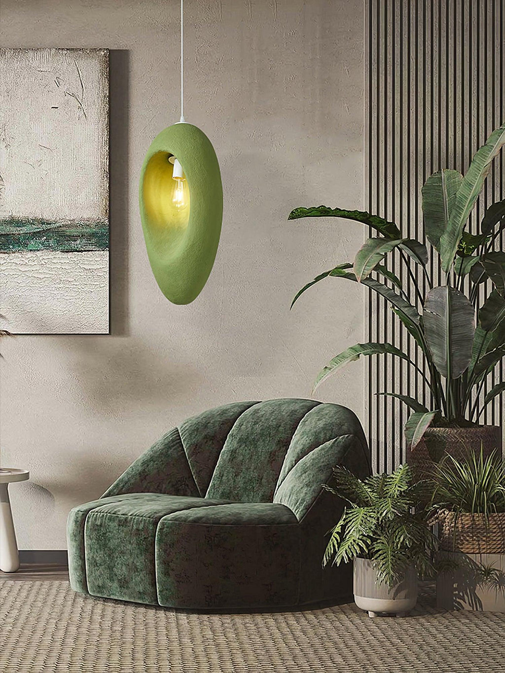 Willora Polystyrene Pendant Light-Moonnatur