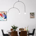 Brackwyn Glass Chandelier-Moonnatur