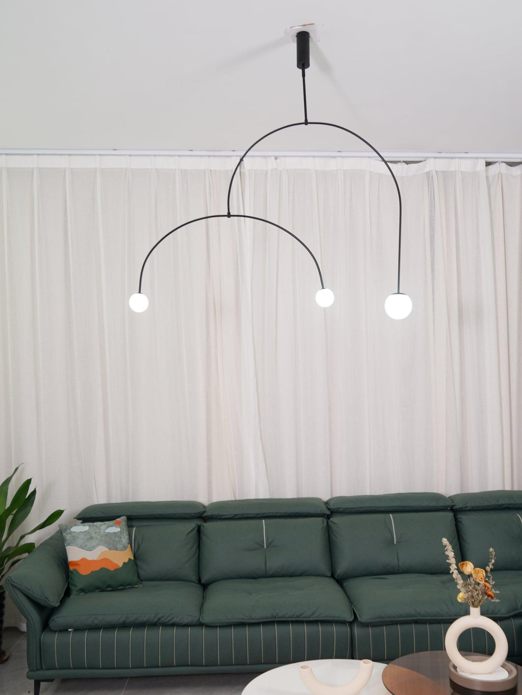 Brackwyn Glass Chandelier-Moonnatur