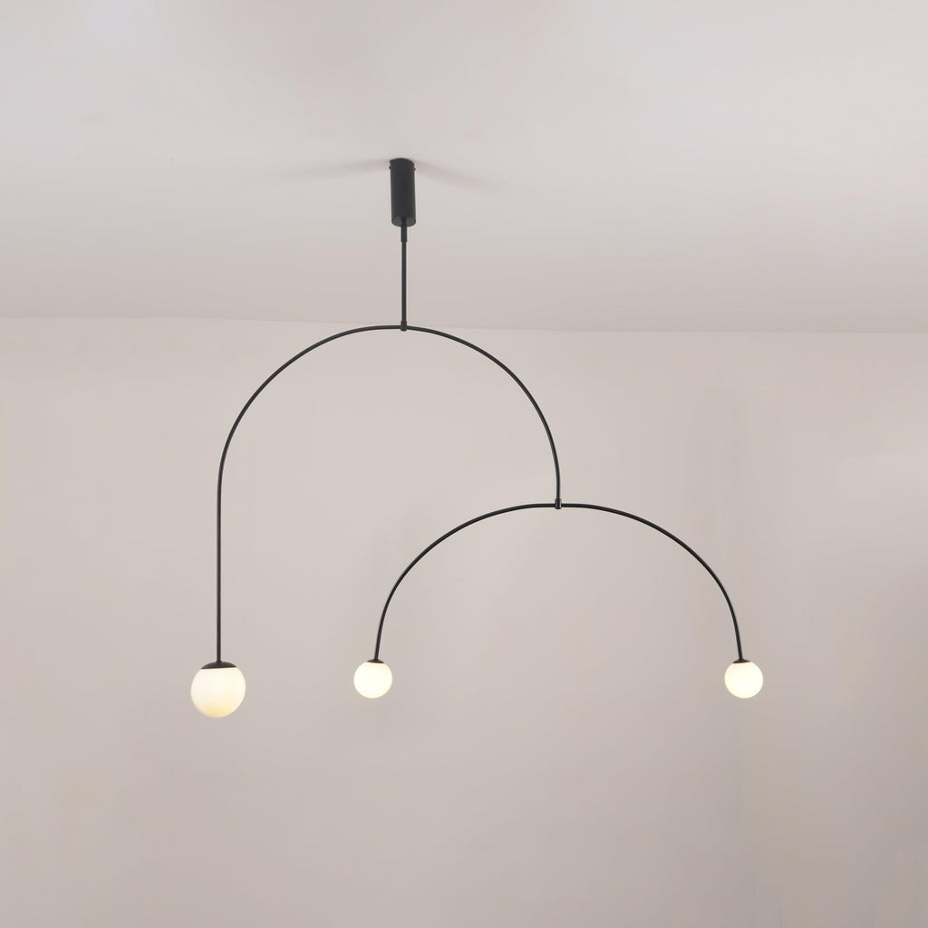 Brackwyn Glass Chandelier-Moonnatur