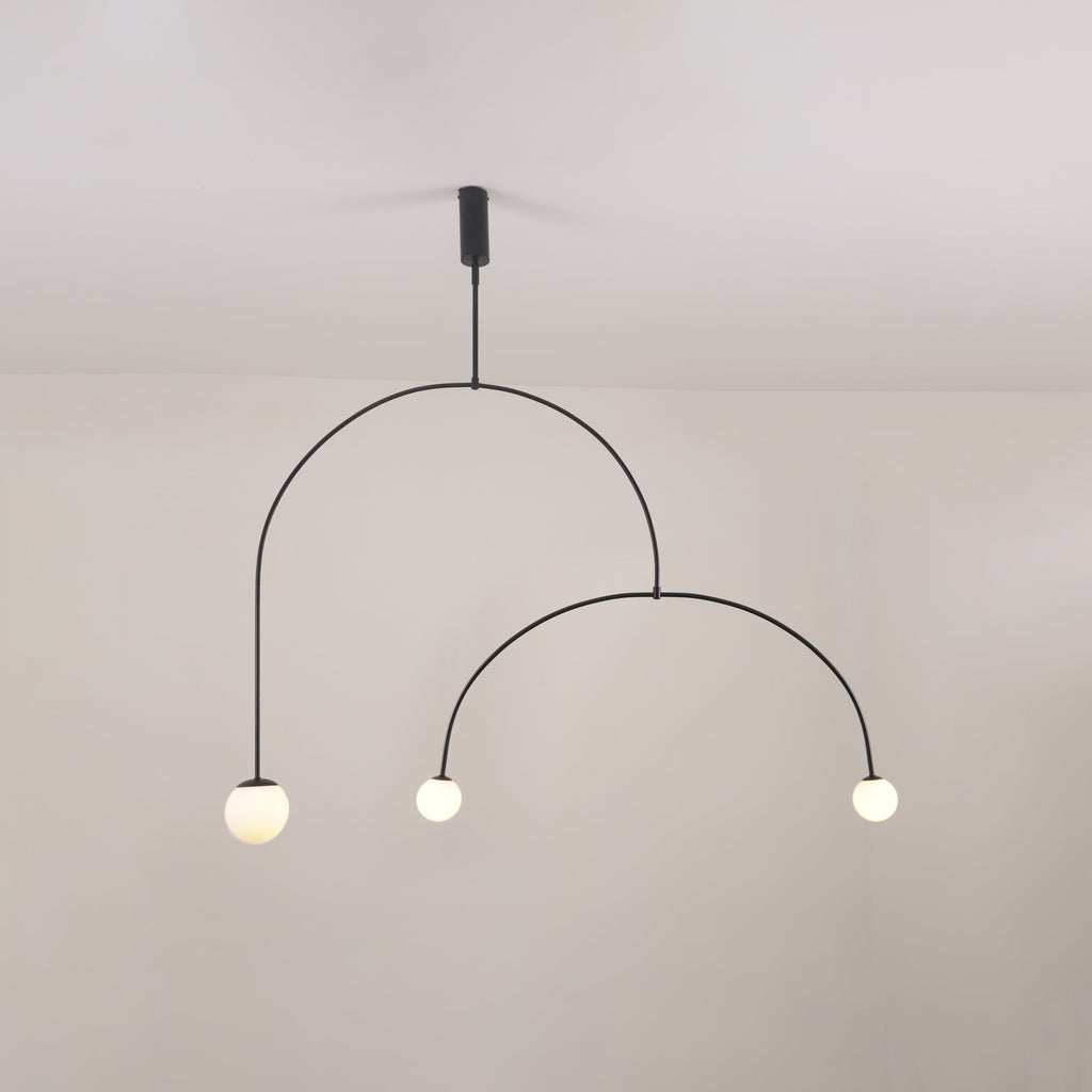 Brackwyn Glass Chandelier-Moonnatur