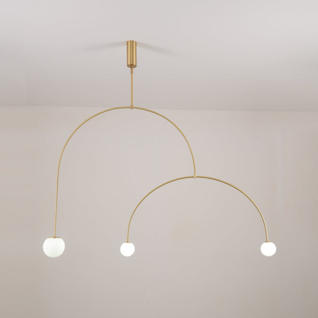 Brackwyn Glass Chandelier-Moonnatur