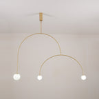 Brackwyn Glass Chandelier-Moonnatur