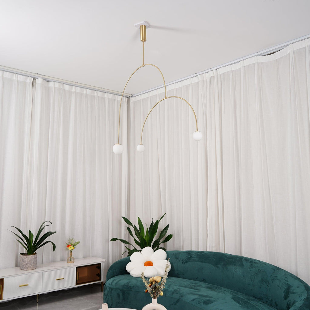 Brackwyn Glass Chandelier-Moonnatur