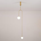 Brackwyn Glass Chandelier-Moonnatur