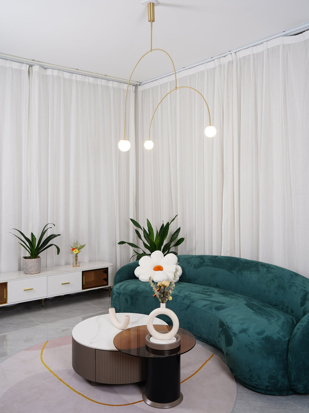Brackwyn Glass Chandelier-Moonnatur