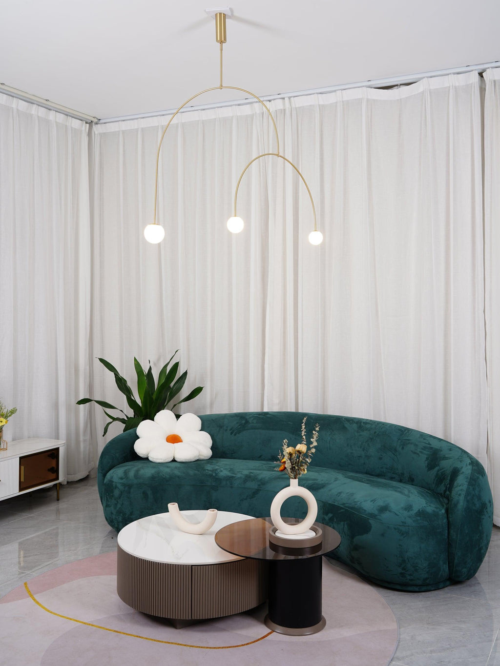 Brackwyn Glass Chandelier-Moonnatur
