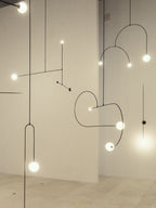 Brackwyn Glass Chandelier-Moonnatur