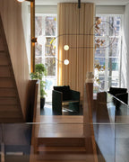 Brackwyn Glass Chandelier-Moonnatur