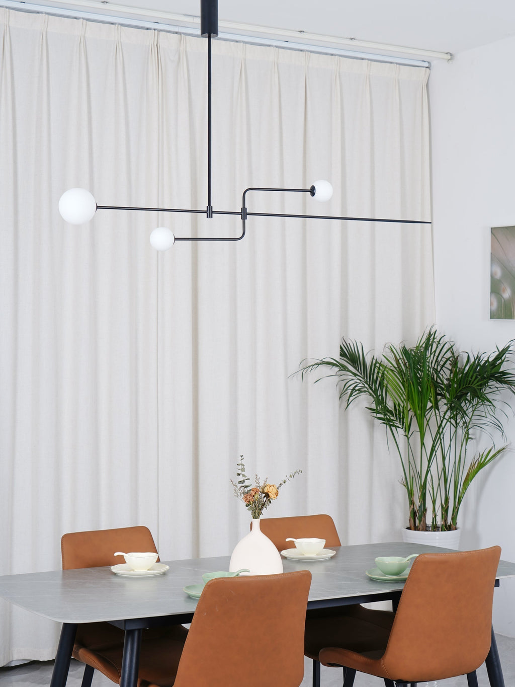 Brackwyn Glass Chandelier-Moonnatur